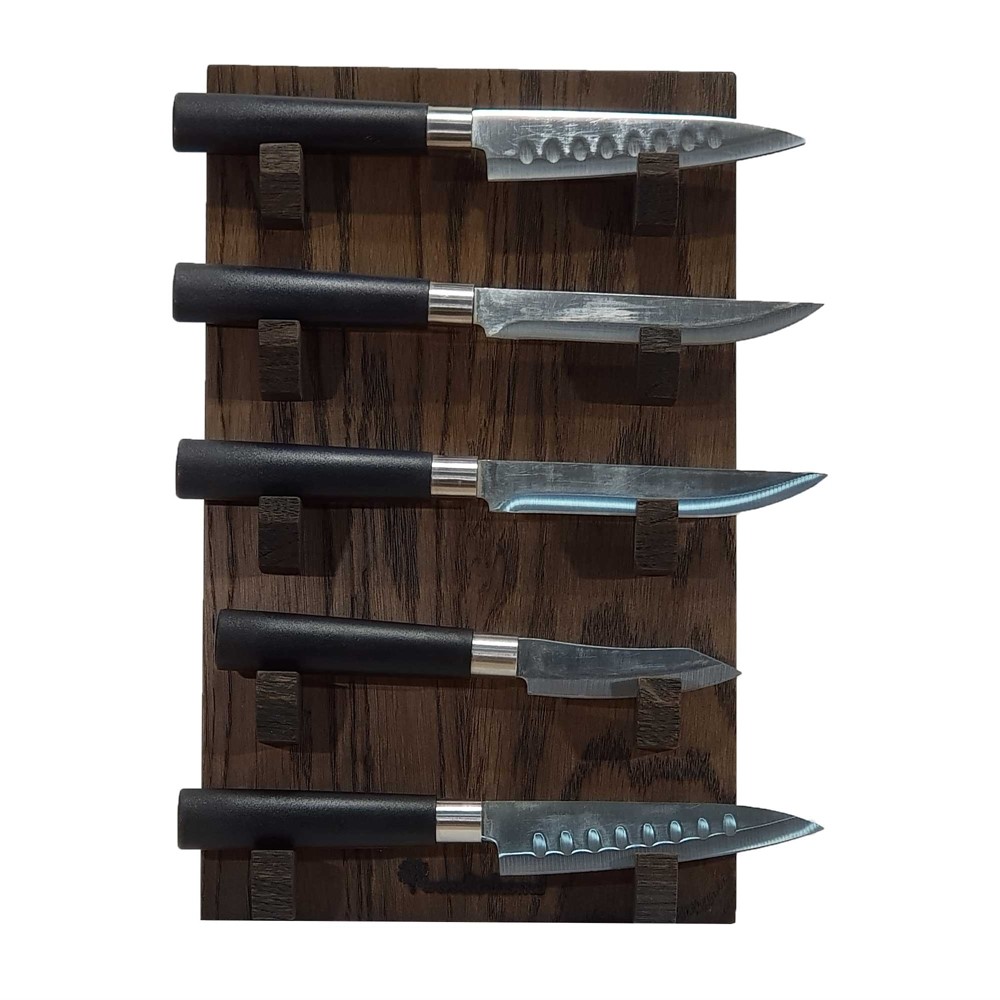 Как сделать подставку для кухонных ножей своими руками из дерева