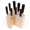Подставка Woodinhome KS009SOW позволит удобно разместить 8 стальных ножей